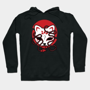 Japanese kitsune mask Hoodie